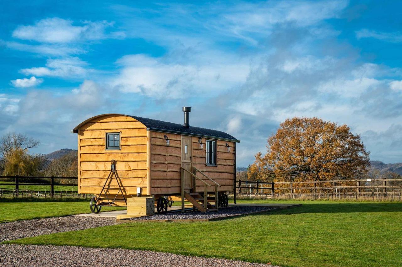 Monkwood Shepherds Hut - Ockeridge Rural Retreats وورسيستير المظهر الخارجي الصورة